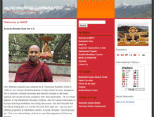 Tablet Screenshot of mahabodhimettausa.org